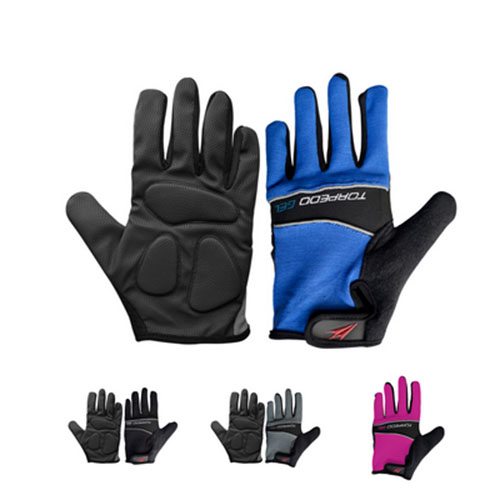 GUANTES CICLISMO LARGOS CUERO GEL TORPEDO